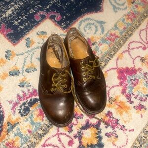 Dr. Martens Dark Brown Leather Oxfords